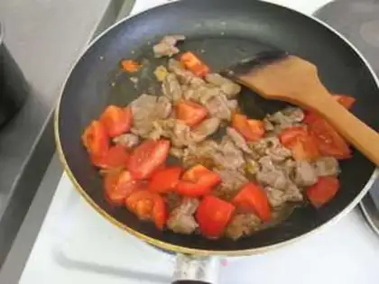 Make Tomato beef step 7