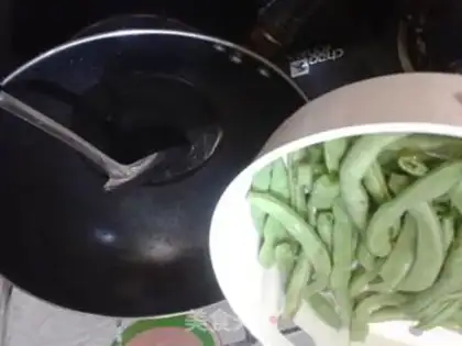 Make ♪ Steam the beans ♪ step 3