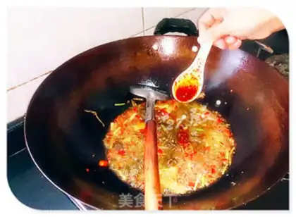 Make Spicy old sour fish step 6