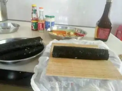 Make Homemade sushi step 2