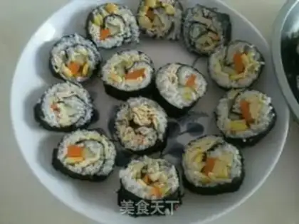 Make Homemade sushi step 4