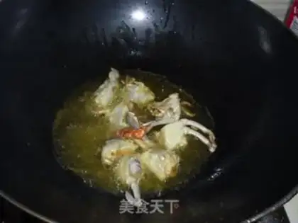Make Fried crabs step 4