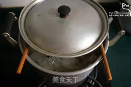 Make Peach glue, silver ear, snowline step 10