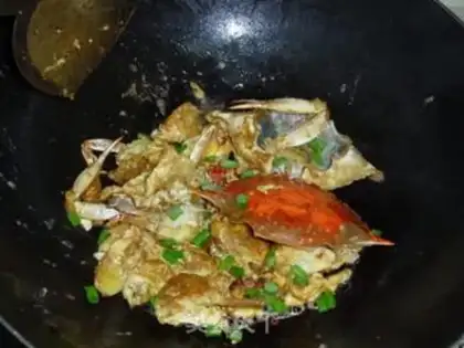 Make Fried crabs step 7