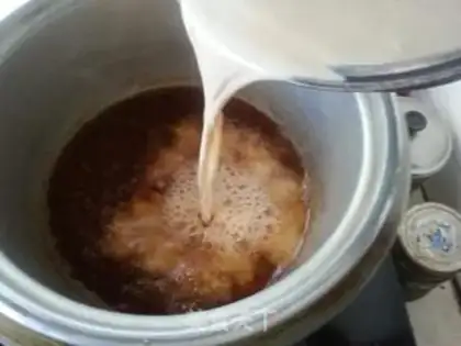 Make Coffee and milk tea step 7