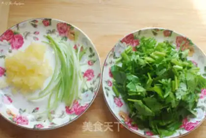 Make Sesame sauce with golden needle mushrooms step 2