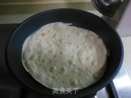 Make Old Beijing chicken roll step 5