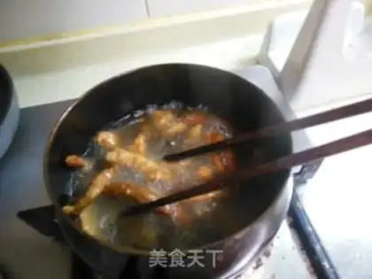 Make Old Beijing chicken roll step 13