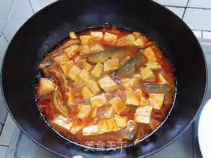 Make Korean mud tofu step 9