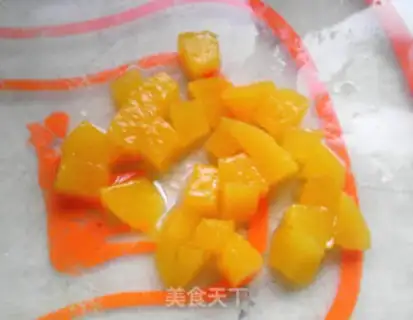 Make Peach omelet step 2