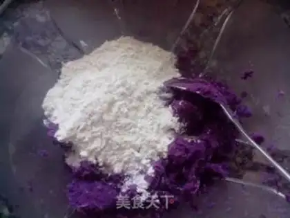 Make Potato gravy sesame cake step 3