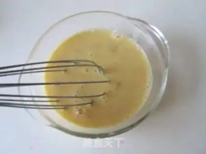 Make Shrimp thick egg fever step 2