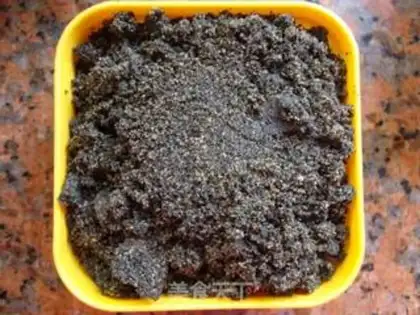 Make Black sesame soy bag step 0