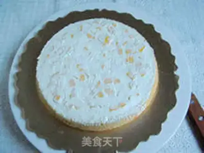 Make Mango cream cake step 7