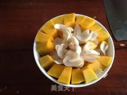 Make Ice-cracked lily pumpkin step 2