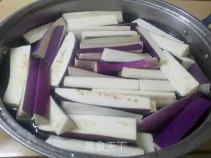 Make Salt fish eggplant step 0