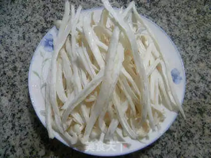 Make Seafood mushrooms with silk step 2