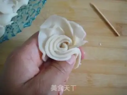 Make White rose mushrooms step 6
