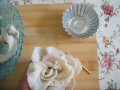 Make White rose mushrooms step 7