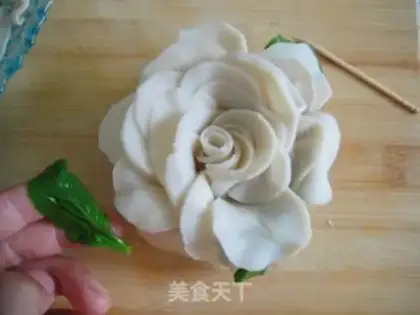 Make White rose mushrooms step 8