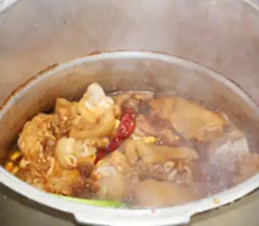 Make Red pig feet, soybeans step 9