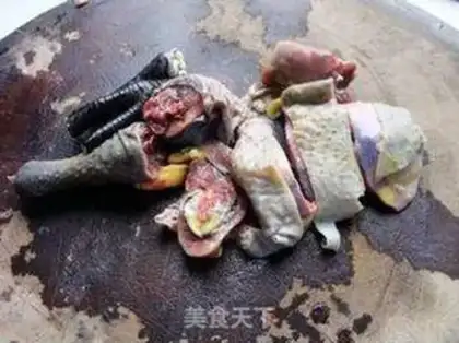Make The chicken leg boils the flail step 0