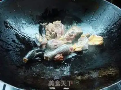 Make The chicken leg boils the flail step 2