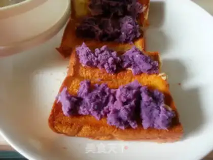 Make Potato mashed toast step 4