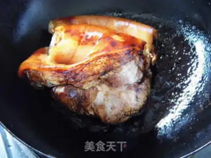Make Red pig hoof step 3
