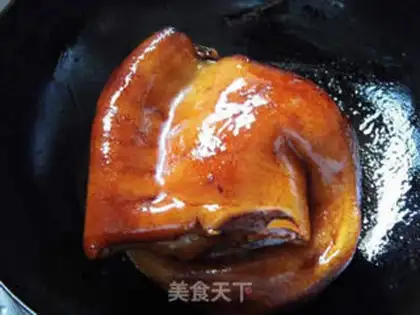 Make Red pig hoof step 4