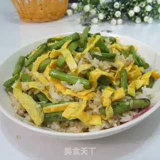 Make Soybean eggnog rice step 6