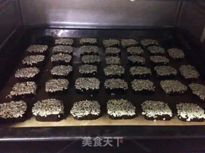 Make Coco sesame cookies step 15
