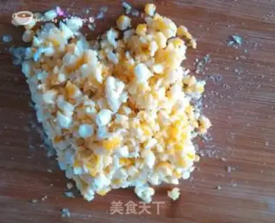 Make Egg and corn step 2
