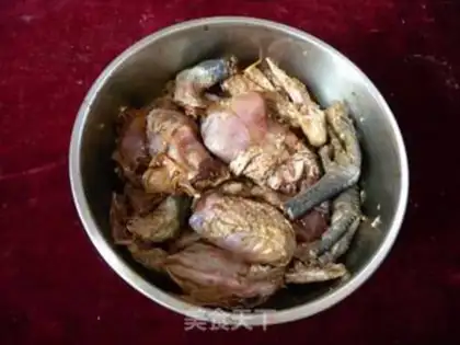 Make Haffle rice chicken step 0