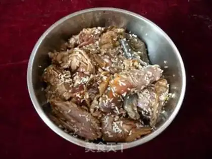 Make Haffle rice chicken step 1