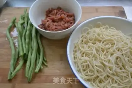 Make Soybeans noodles step 0