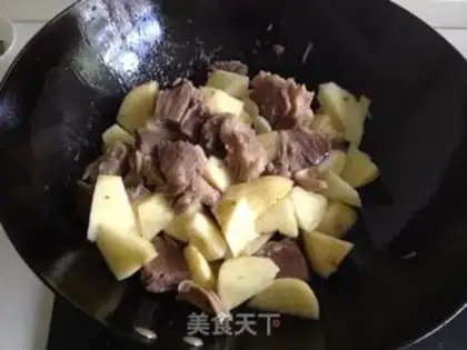 Make Potato beef step 11