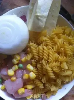 Make Corn shrimp pasta step 0