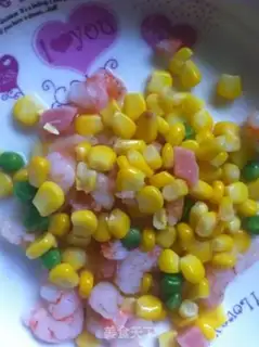 Make Corn shrimp pasta step 3