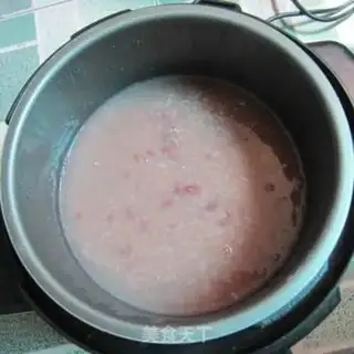 Make Red bean rice congee step 6