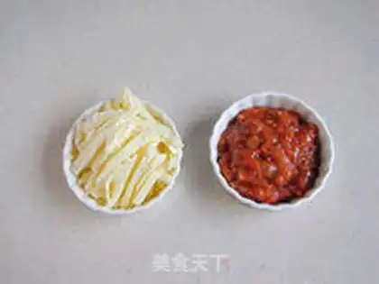 Make Rice eggcakes step 2