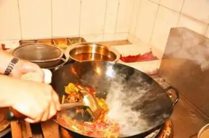 Make Big bowl of liver chips step 6