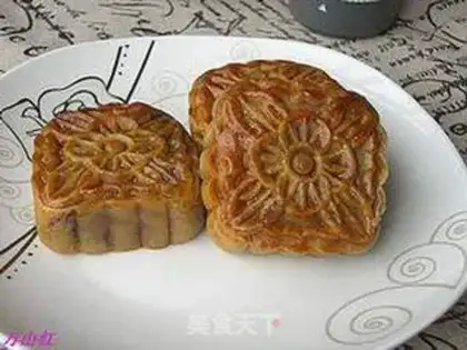 Make Rose potato mooncake step 8