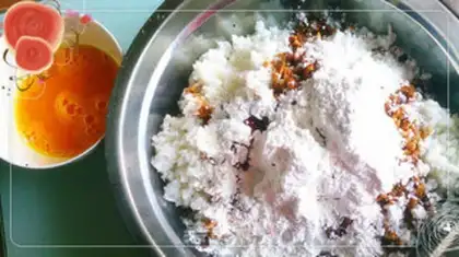 Make Pearl rice balls step 4
