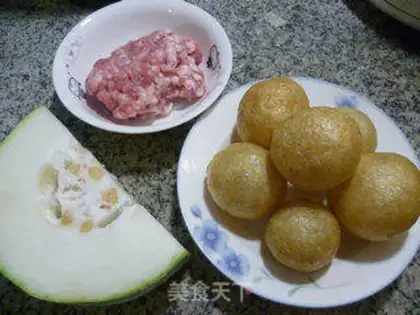 Make The pasta burns the melon step 0