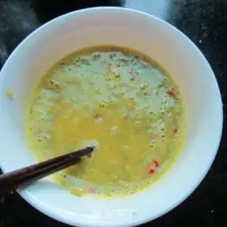 Make Sour bean omelet step 4