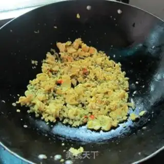 Make Sour bean omelet step 7