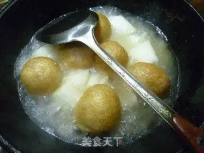 Make The pasta burns the melon step 11