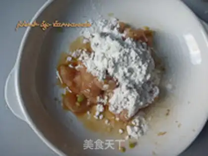 Make Eggplant chicken step 3