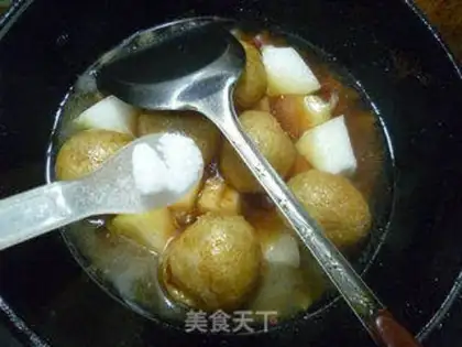 Make The pasta burns the melon step 14